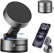 Vacuum Suction Magnetic Phone Holder