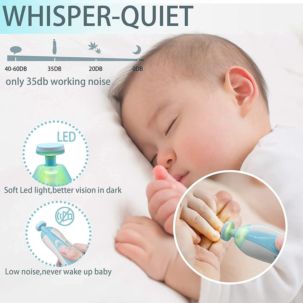 Electric New Born Baby Nail Trimmer with Lights
